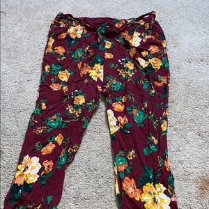 Floral dress pant